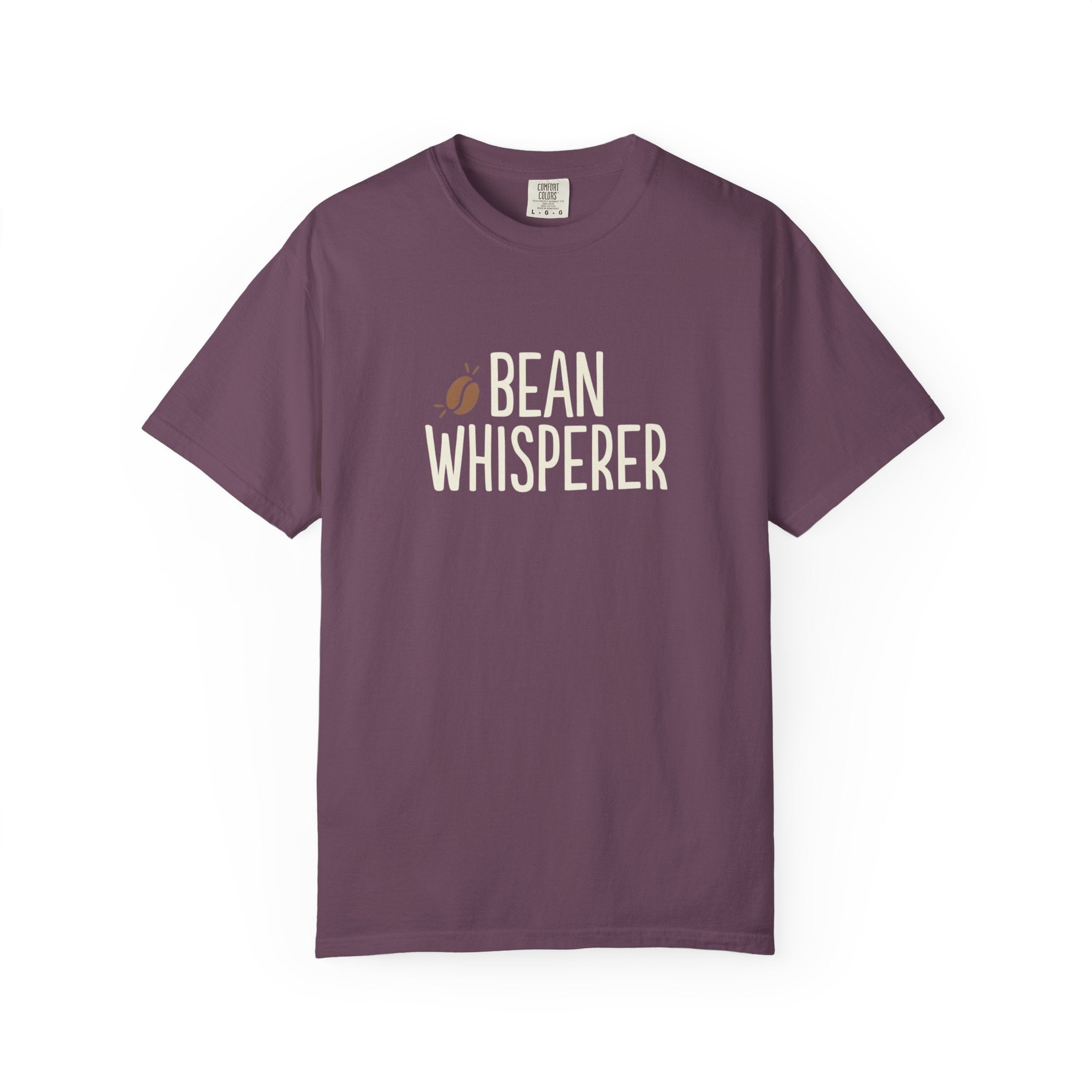 Bean Whisperer T-Shirt - Funny Coffee Roaster Tee - Sarcastic Barista Shirt - Minimalist Coffee Lover Gift - Premium Comfort Colors 1717