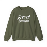 Brevity Brew Coffee Sweatshirt – Decaf Is For Cowards Vintage Crewneck