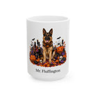 Personalized German Shepherd Halloween Mug – Custom Dog Name Gift
