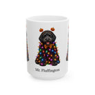 Personalized Black Poodle Halloween Mug – Custom Dog Name Gift