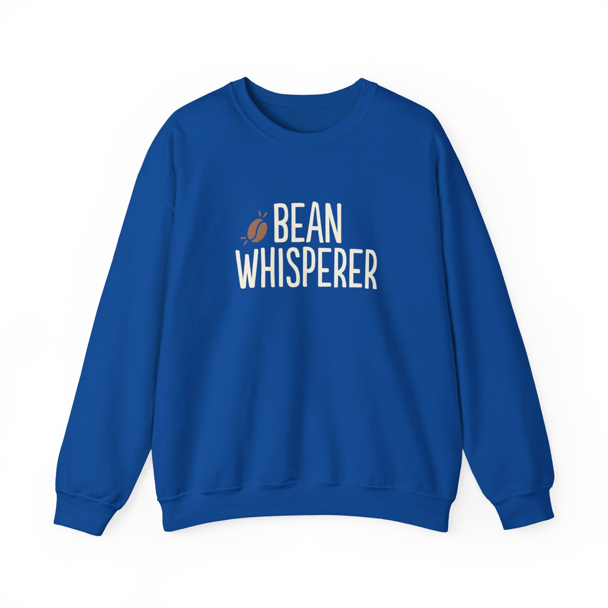 Bean Whisperer Funny Coffee Roaster Sweatshirt | Unisex Fleece Crewneck