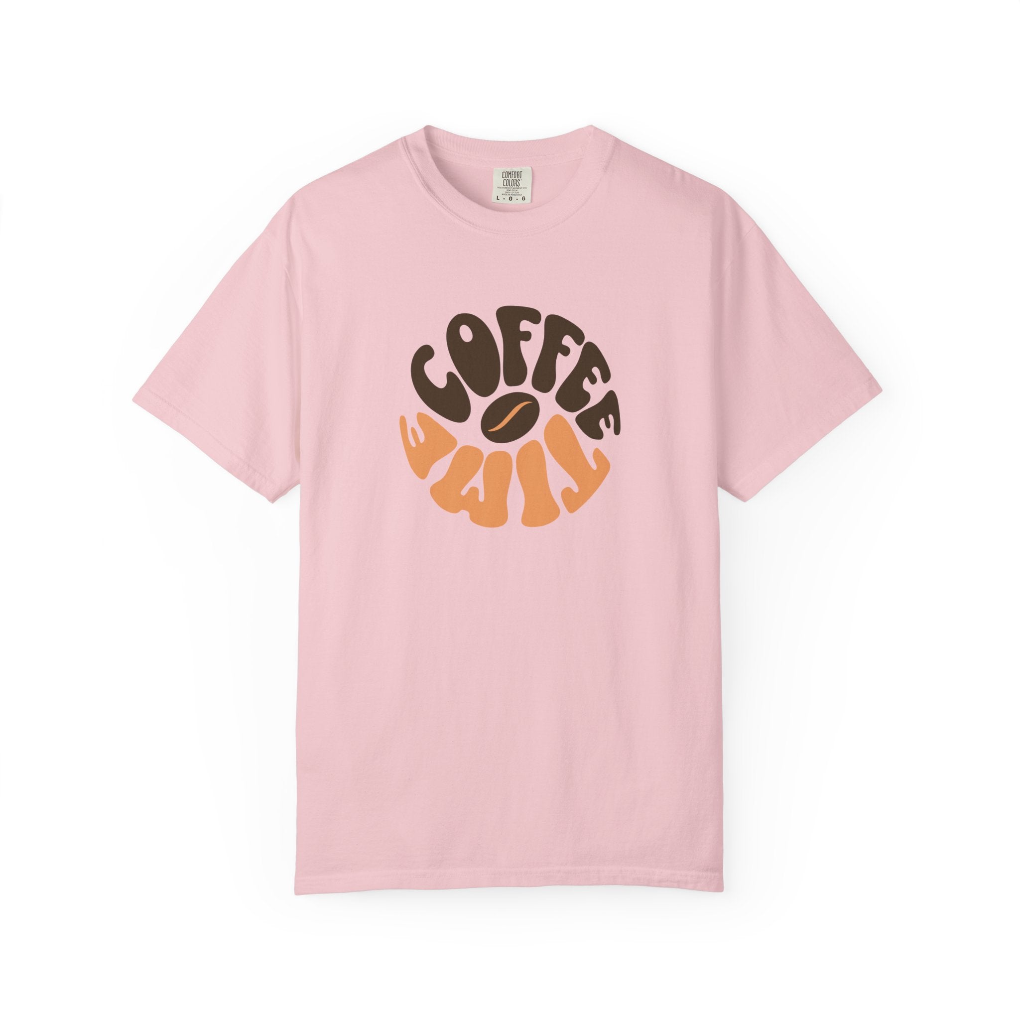 Coffee Time T-Shirt | Comfort Colors 1717 | Retro Sunrise Caffeine Tee