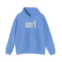 Grounds For Rebellion Funny Coffee Pun Hoodie | Unisex Streetwear Pullover
