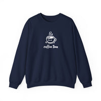 Brevity Brew Coffee Time Graphic Sweatshirt – Cozy Unisex Crewneck