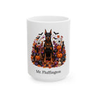 Personalized Doberman Pinscher Halloween Mug – Custom Dog Name Gift