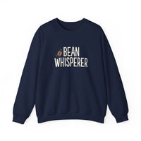 Bean Whisperer Funny Coffee Roaster Sweatshirt | Unisex Fleece Crewneck
