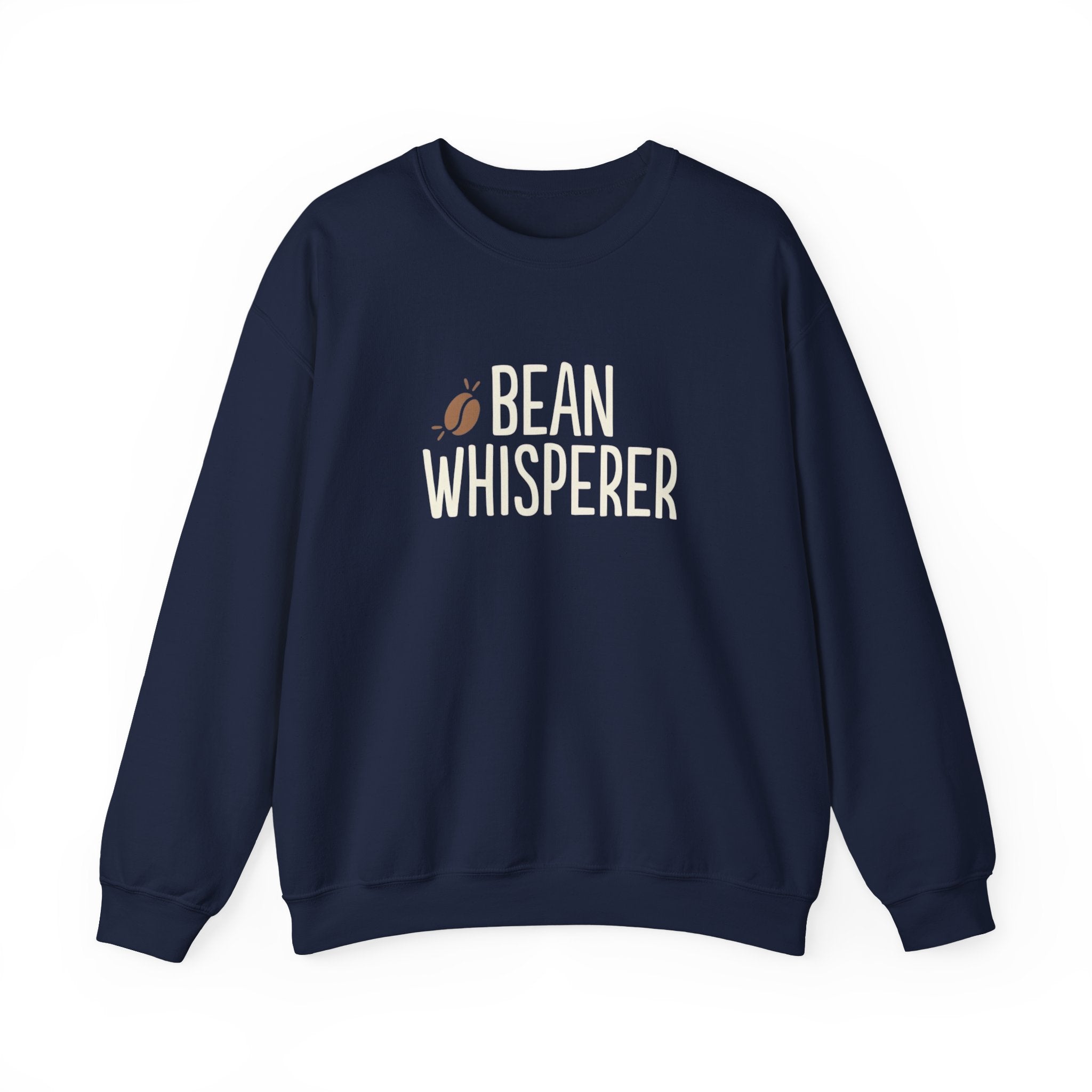 Bean Whisperer Funny Coffee Roaster Sweatshirt | Unisex Fleece Crewneck