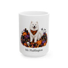 Personalized Samoyed Halloween Mug – Custom Dog Name Gift