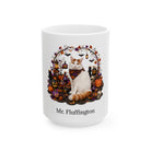 Personalized Turkish Van Cat Mug – Custom Pet Name Halloween Gift