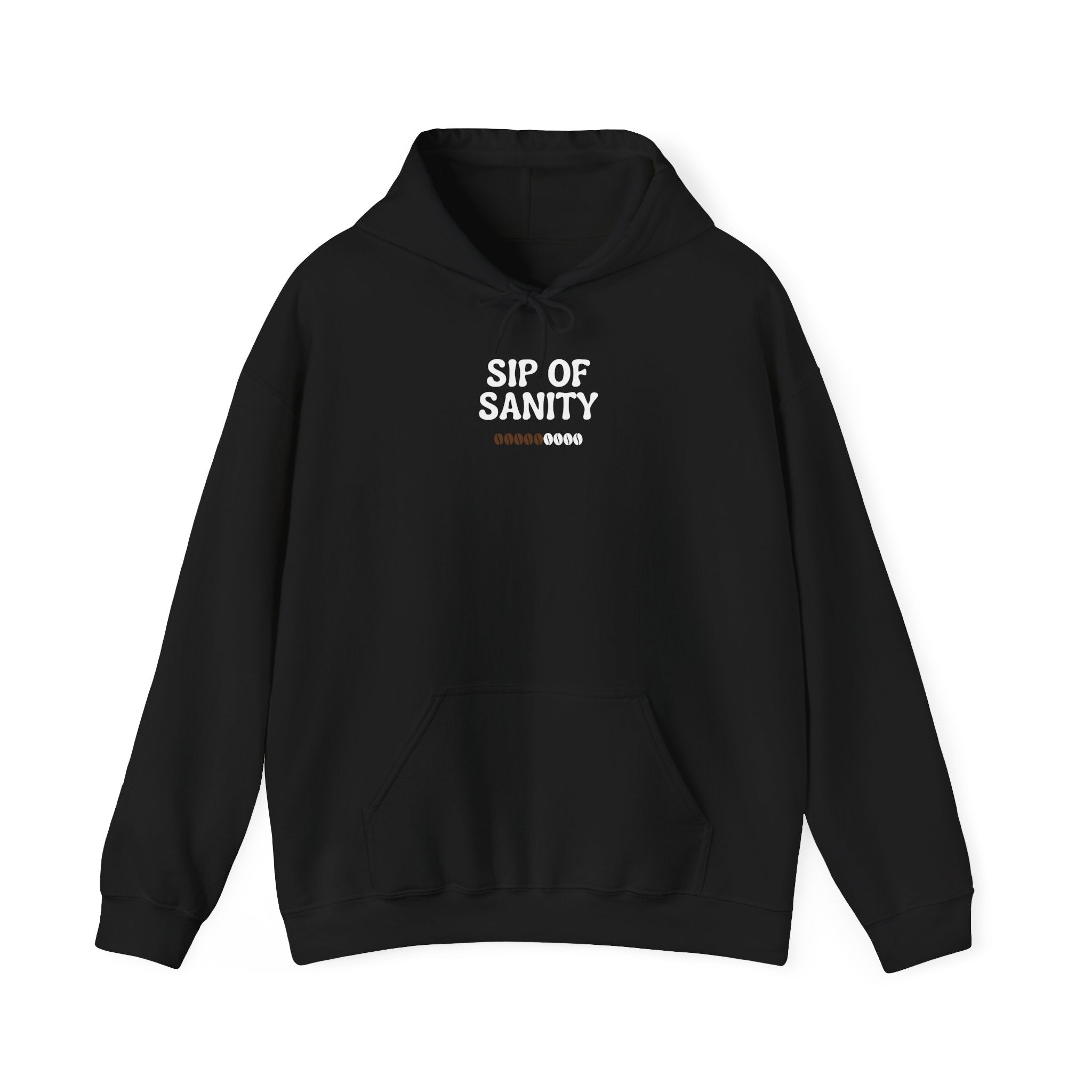 Sip Of Sanity Funny Coffee Hoodie | Gildan 18500 Unisex Graphic Pullover
