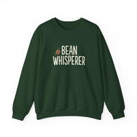 Bean Whisperer Funny Coffee Roaster Sweatshirt | Unisex Fleece Crewneck