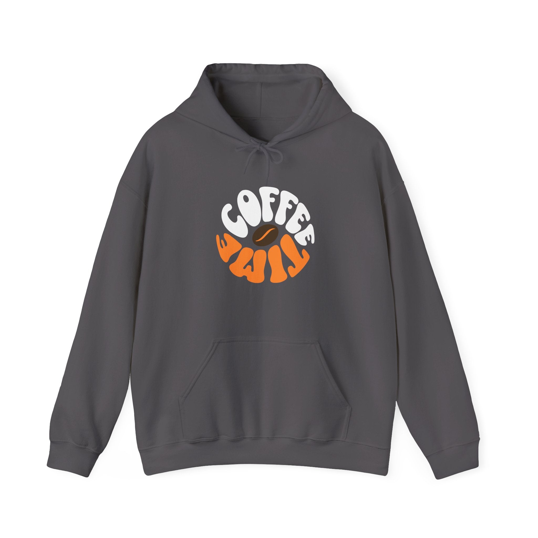 Brevity Brew Coffee Time Hoodie – Retro 70s Style Unisex Cotton Pullover