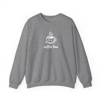 Brevity Brew Coffee Time Graphic Sweatshirt – Cozy Unisex Crewneck