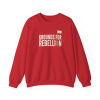 Grounds For Rebellion Coffee Sweatshirt – Funny Barista Fleece Pullover