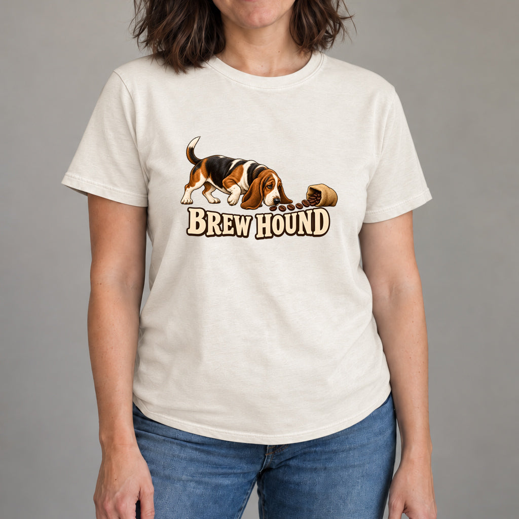 Brew Hound Coffee T-Shirt | Funny Coffee Lover Graphic Tee