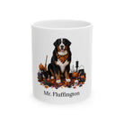 Personalized Bernese Mountain Dog Mug – Custom Pet Name Halloween Gift