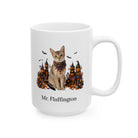 Personalized Singapura Cat Halloween Mug – Custom Pet Name Gift