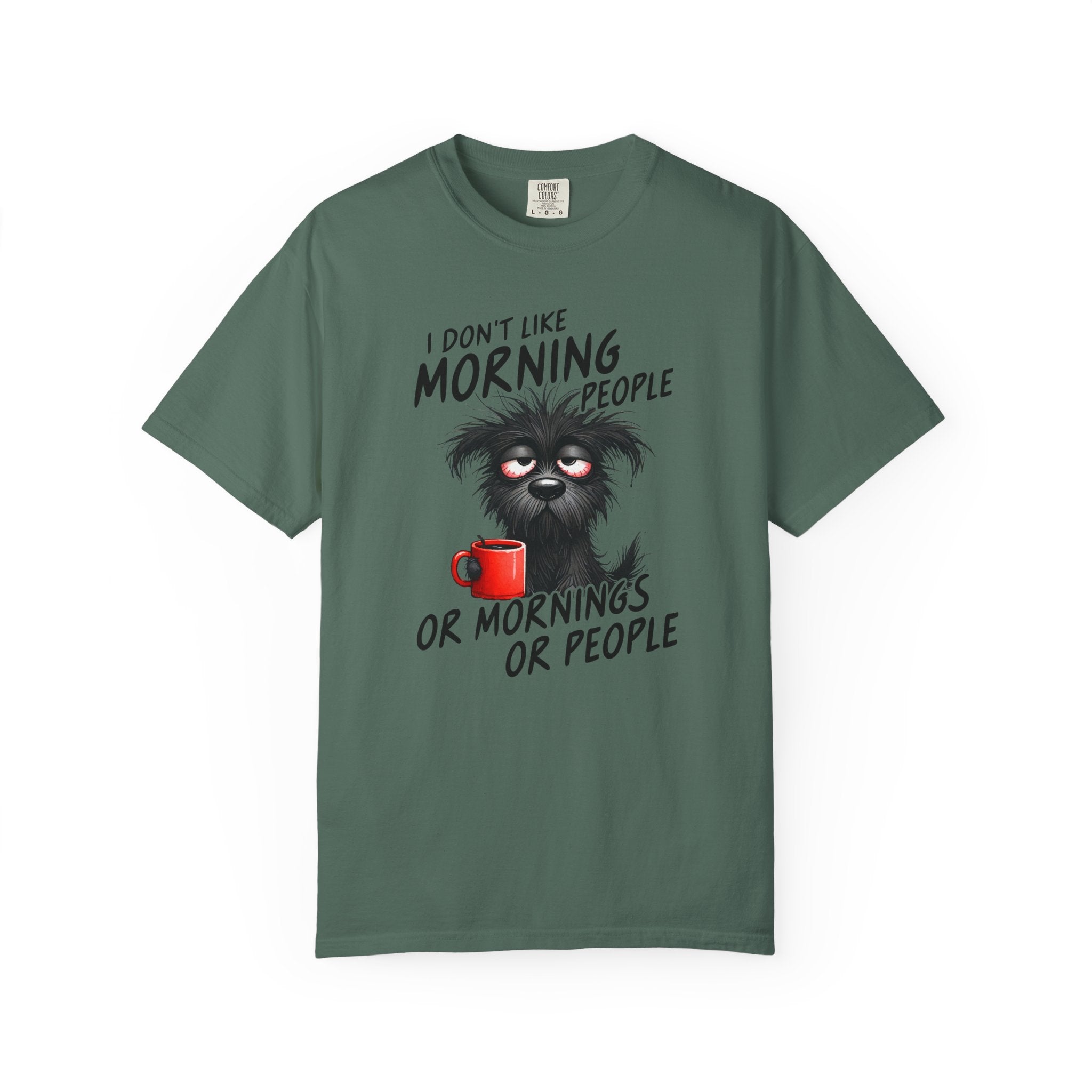I Don't Like Morning People T-Shirt — Anti-Morning Tee for Night Owls