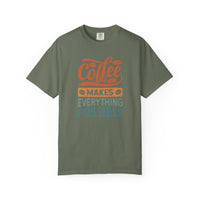 Coffee Makes Everything Possible T-Shirt | Comfort Colors 1717 | Retro Camping Graphic Tee