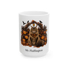 Personalized Maine Coon Cat Halloween Mug – Custom Name
