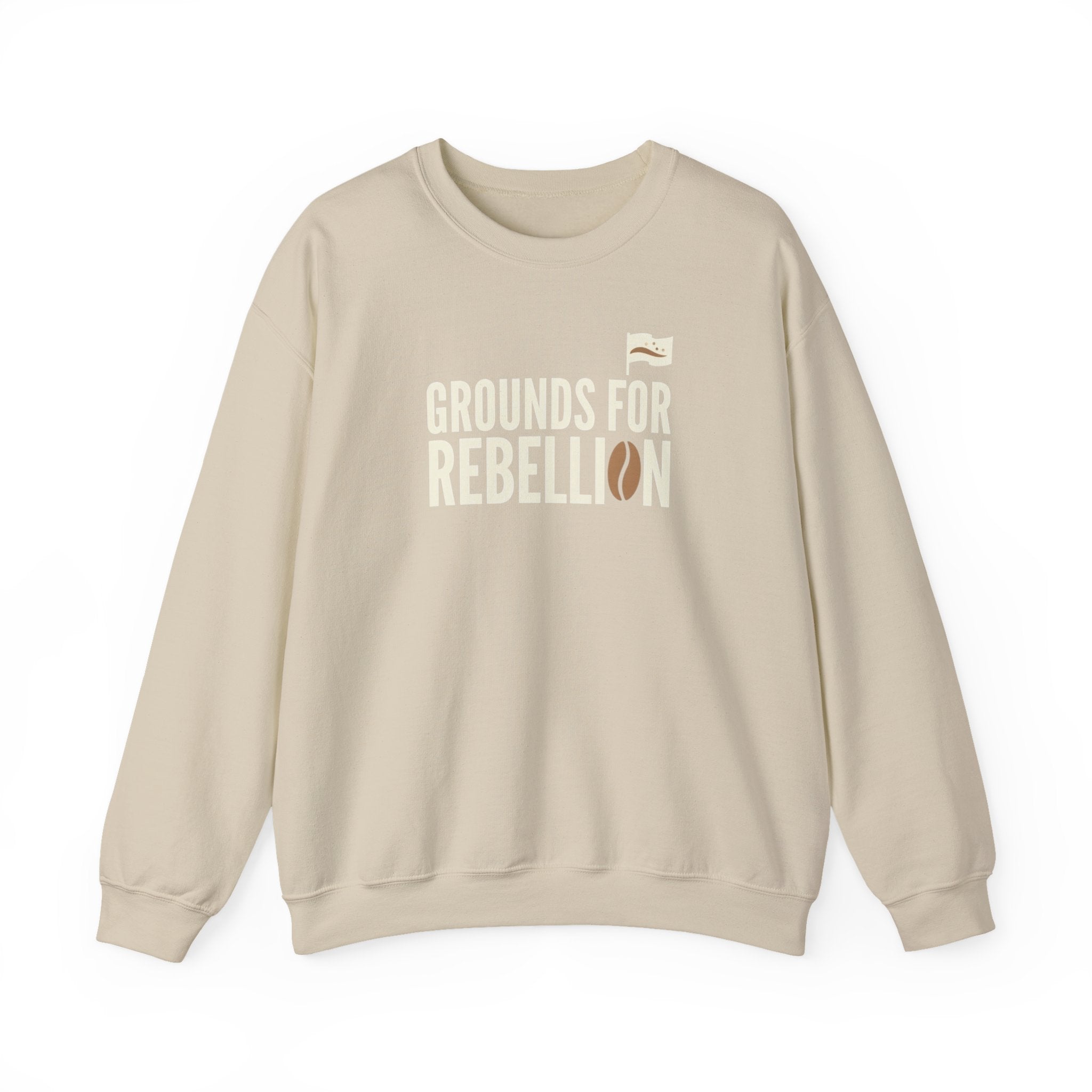 Grounds For Rebellion Coffee Sweatshirt – Funny Barista Fleece Pullover