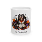 Personalized Tibetan Terrier Halloween Mug – Custom Dog Name Gift