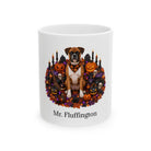 Personalized Boxer dog ceramic coffee mug with Halloween artwork and custom name — image 2