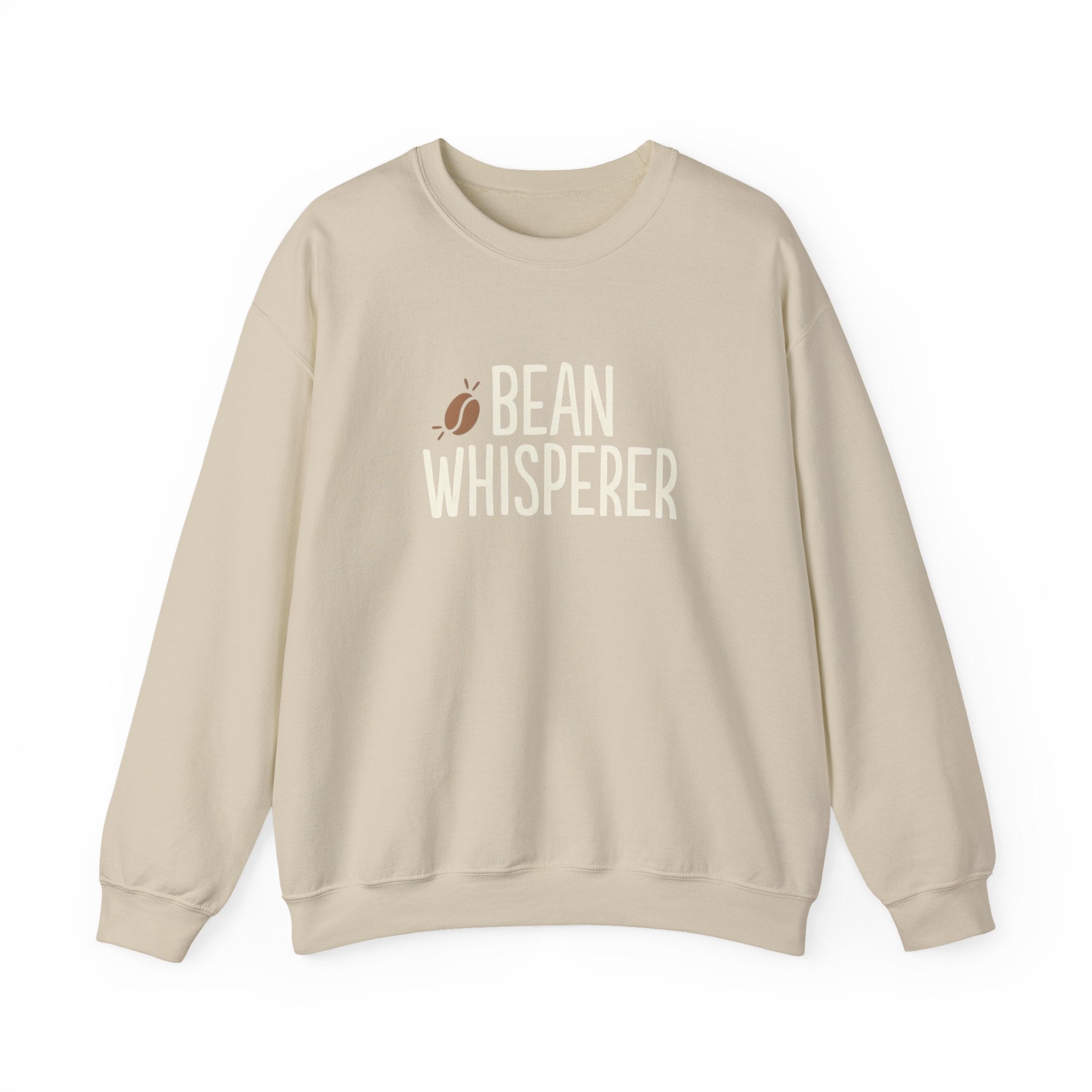 Bean Whisperer Funny Coffee Roaster Sweatshirt | Unisex Fleece Crewneck