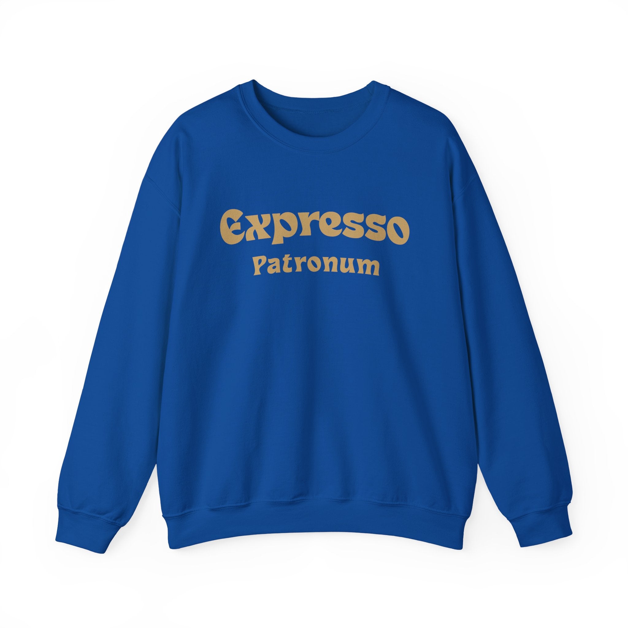 Expresso Patronum Crewneck Sweatshirt – Cozy Cotton Blend Pullover