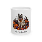 Personalized Norwegian Elkhound Halloween Mug – Custom Dog Name Gift