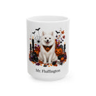 Personalized American Eskimo Dog Mug – Custom Pet Name Halloween Gift