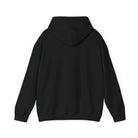 Black hoodie with a plain back.