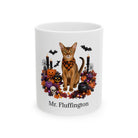 Personalized Abyssinian Cat Halloween Mug – Custom Name