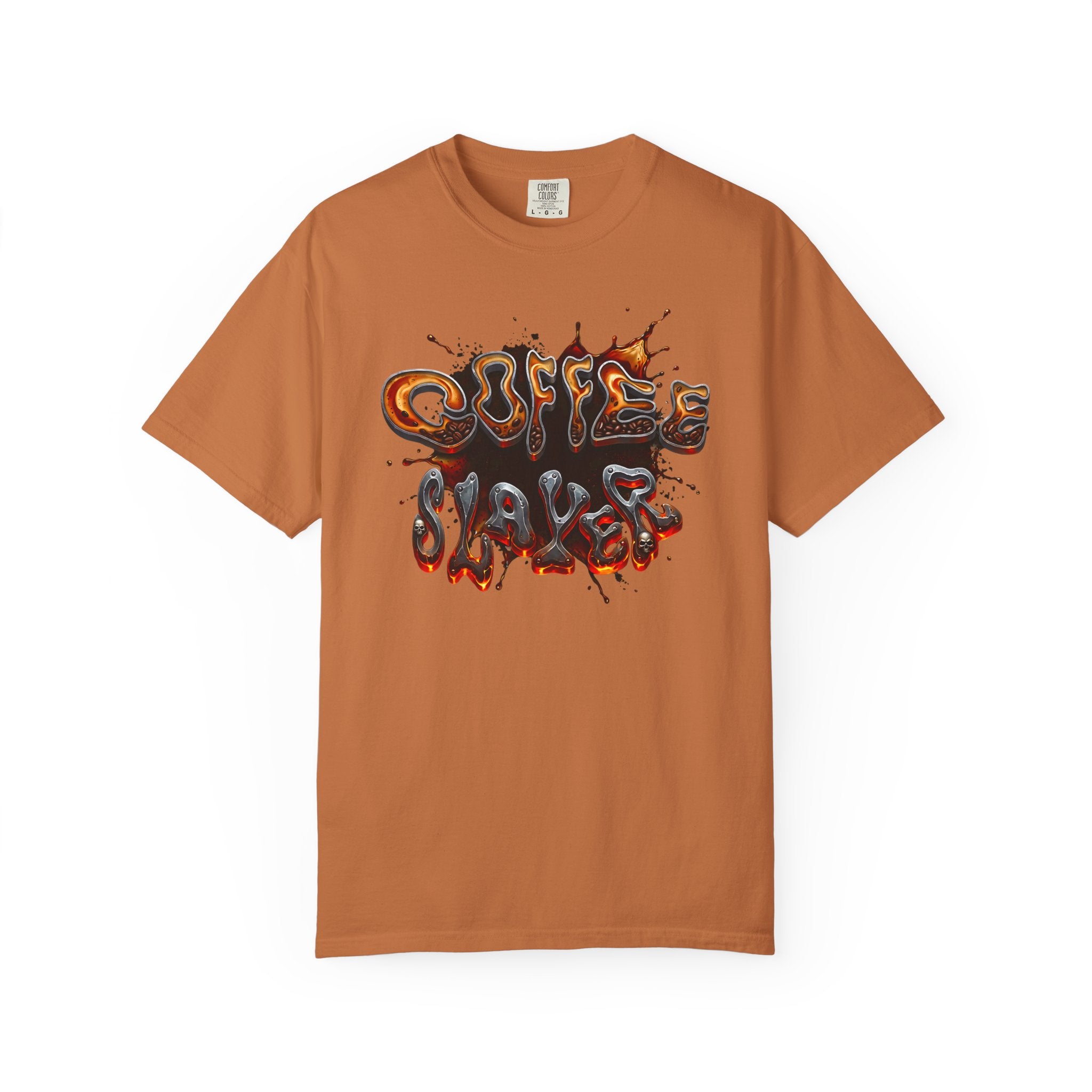 Coffee Slacker Retro 70s Graphic Tee | Comfort Colors Heavyweight Shirt