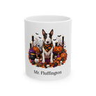 Personalized Miniature Bull Terrier Halloween Mug – Custom Name Gift