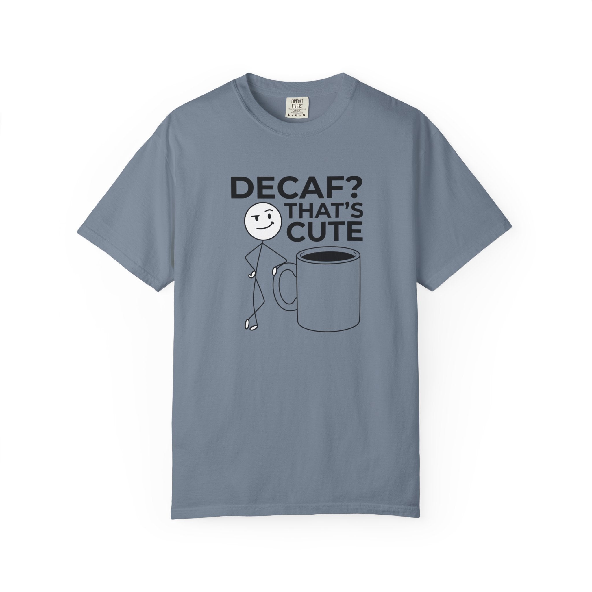 Funny Coffee T-Shirt | Heavyweight Garment-Dyed Cotton Tee