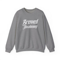 Brevity Brew Coffee Sweatshirt – Decaf Is For Cowards Vintage Crewneck