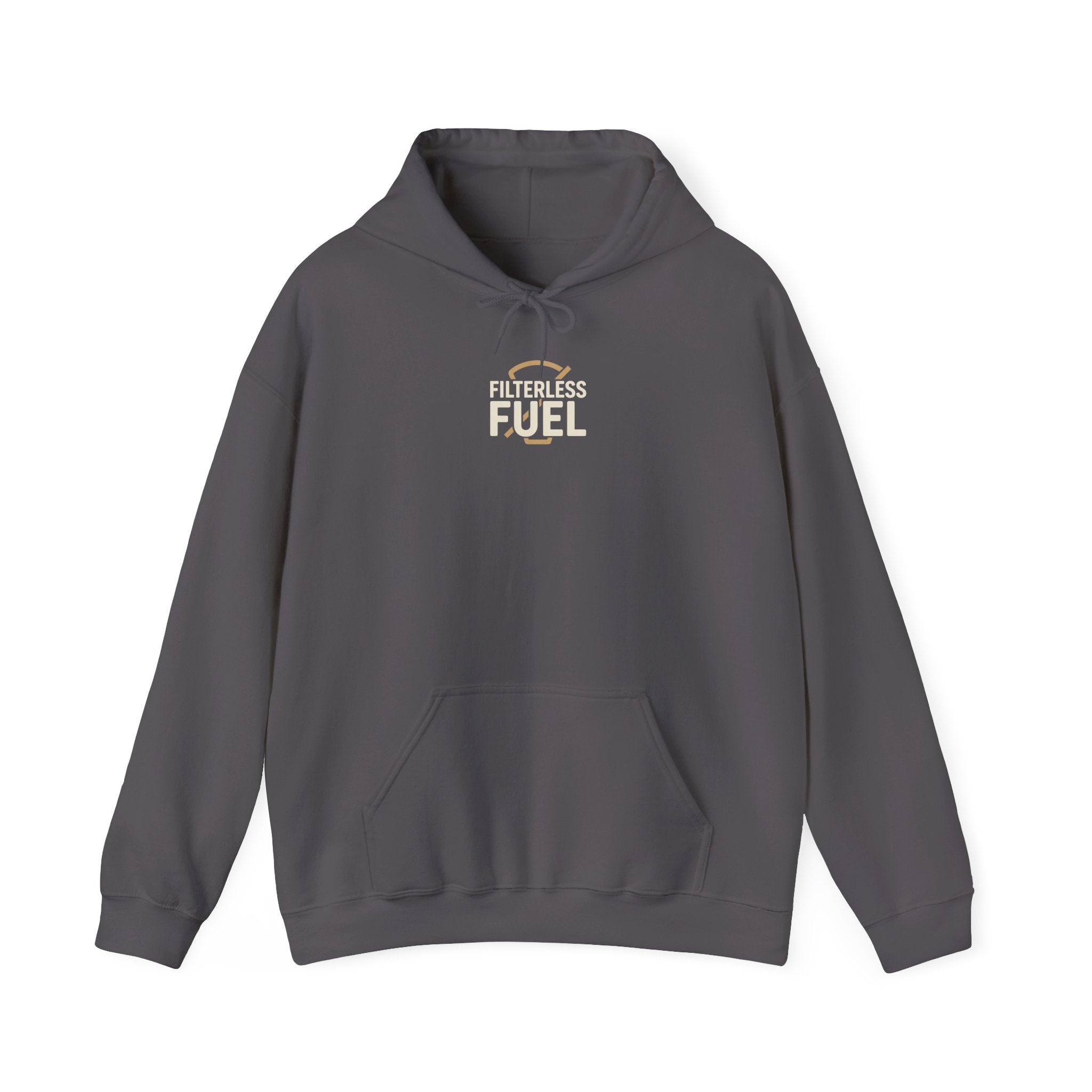 Filterless Fuel Coffee Hoodie | Funny Retro Barista Pullover | Gildan 18500