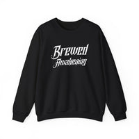 Brevity Brew Coffee Sweatshirt – Decaf Is For Cowards Vintage Crewneck