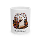 Personalized Turkish Van Cat Mug – Custom Pet Name Halloween Gift