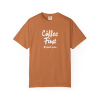 Coffee First Graphic Tee | Heavyweight Garment Dyed | Funny Barista Shirt