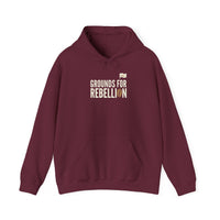Grounds For Rebellion Funny Coffee Pun Hoodie | Unisex Streetwear Pullover