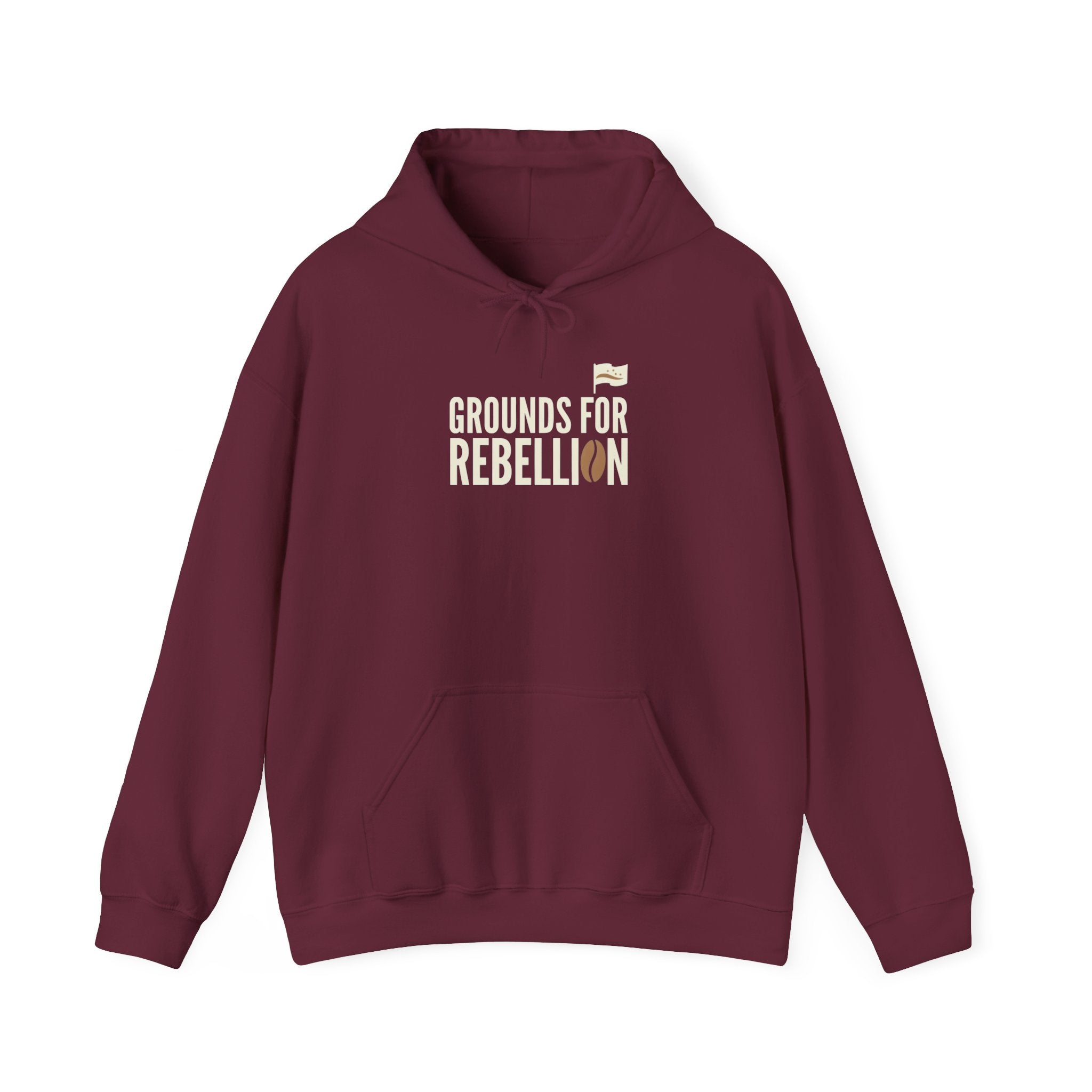 Grounds For Rebellion Funny Coffee Pun Hoodie | Unisex Streetwear Pullover