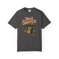 Well Sheeyit Frog T-Shirt — Funny Retro Frog with Coffee Graphic