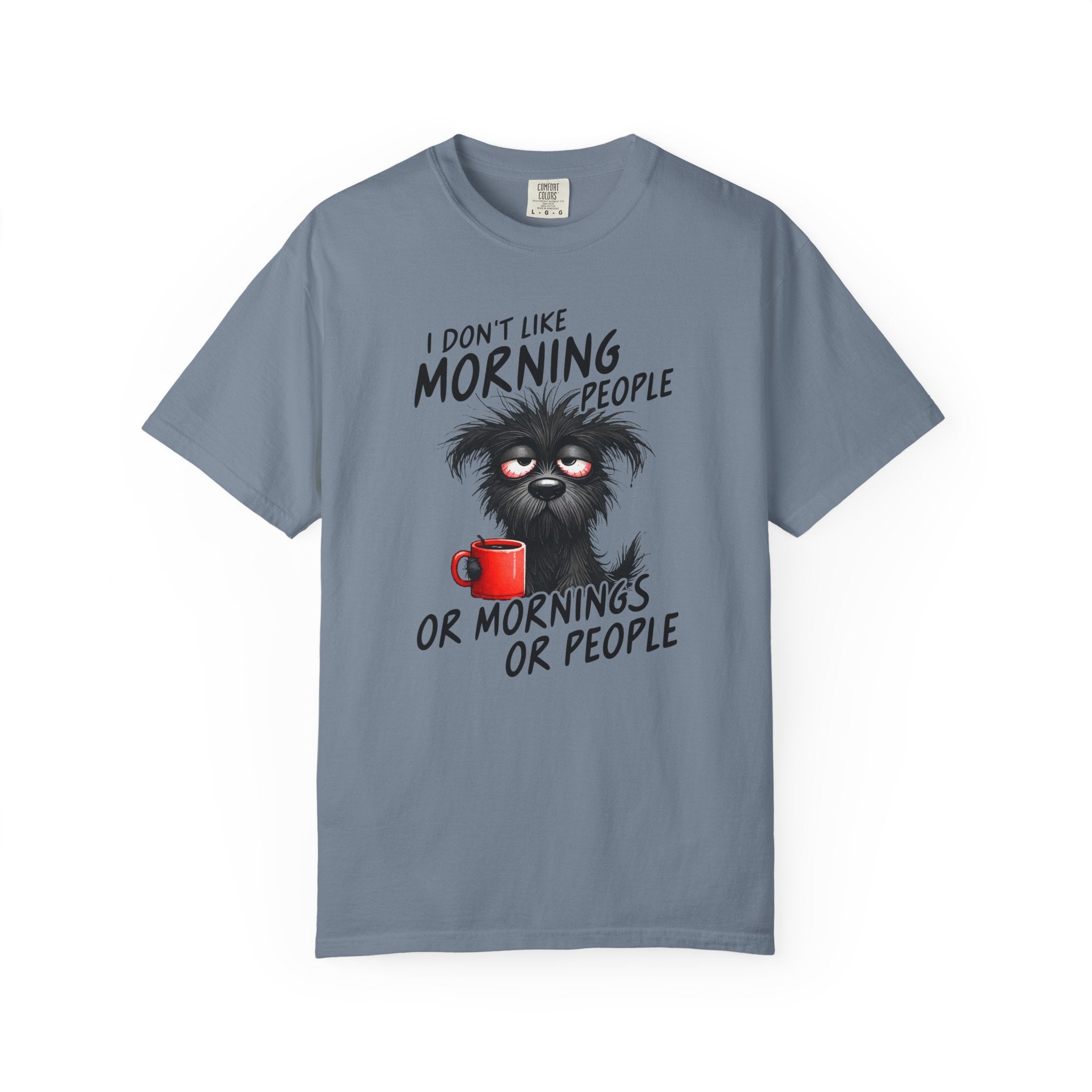 I Don't Like Morning People T-Shirt — Anti-Morning Tee for Night Owls