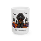 Personalized Miniature Poodle Dog Mug – Custom Pet Name Halloween Gift