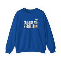 Grounds For Rebellion Coffee Sweatshirt – Funny Barista Fleece Pullover
