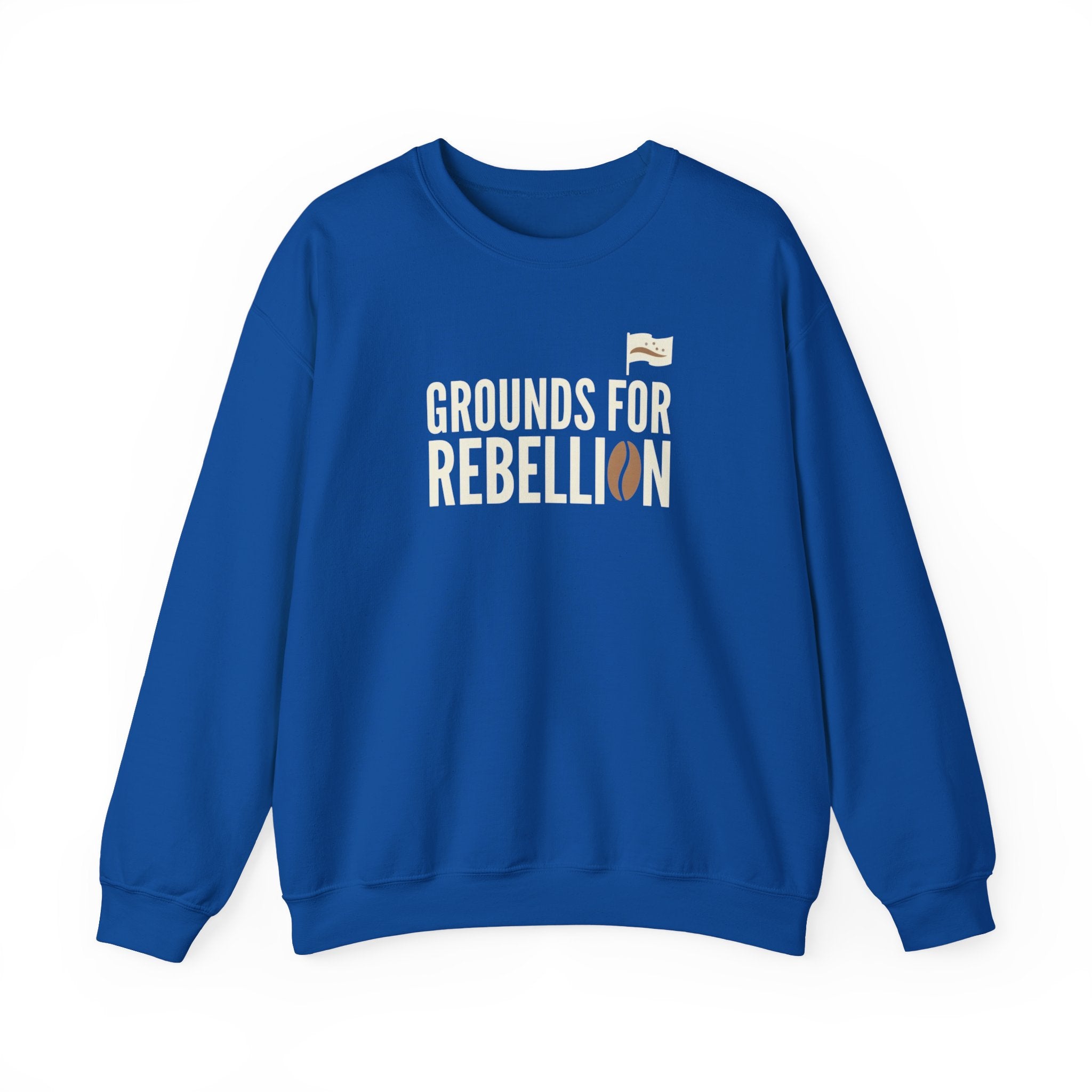 Grounds For Rebellion Coffee Sweatshirt – Funny Barista Fleece Pullover