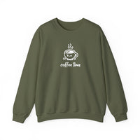 Brevity Brew Coffee Time Graphic Sweatshirt – Cozy Unisex Crewneck