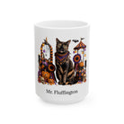 Personalized Tortoiseshell Cat Mug – Custom Pet Name Halloween Gift